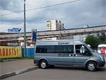 Бесплатный автобус Genser в пункт аренды автомобилей АрендаАвто-прв на ул.Добролюбова